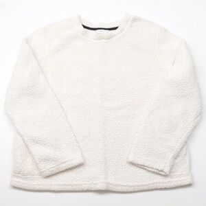 Secret Treasures cream sherpa pullover for girls